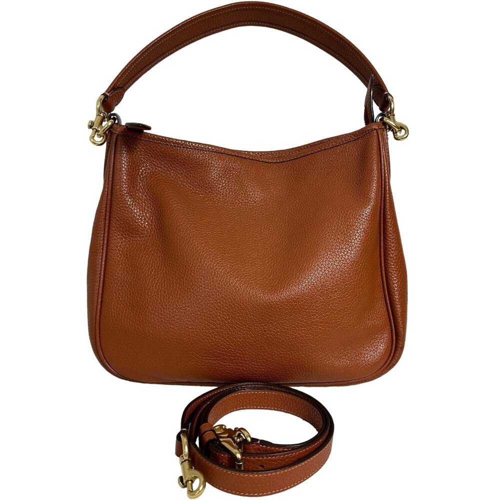 Coach Cary Brown Leather Shoulder Bag